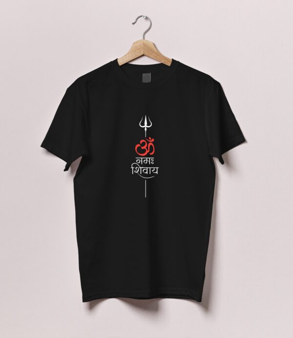 Om Namah Shivay Trishul Tshirt - Image 3
