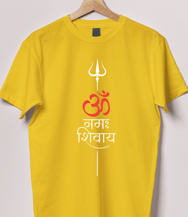 Om Namah Shivay Trishul Tshirt