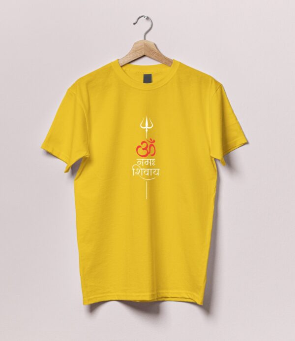 Om Namah Shivay Trishul Tshirt - Image 2