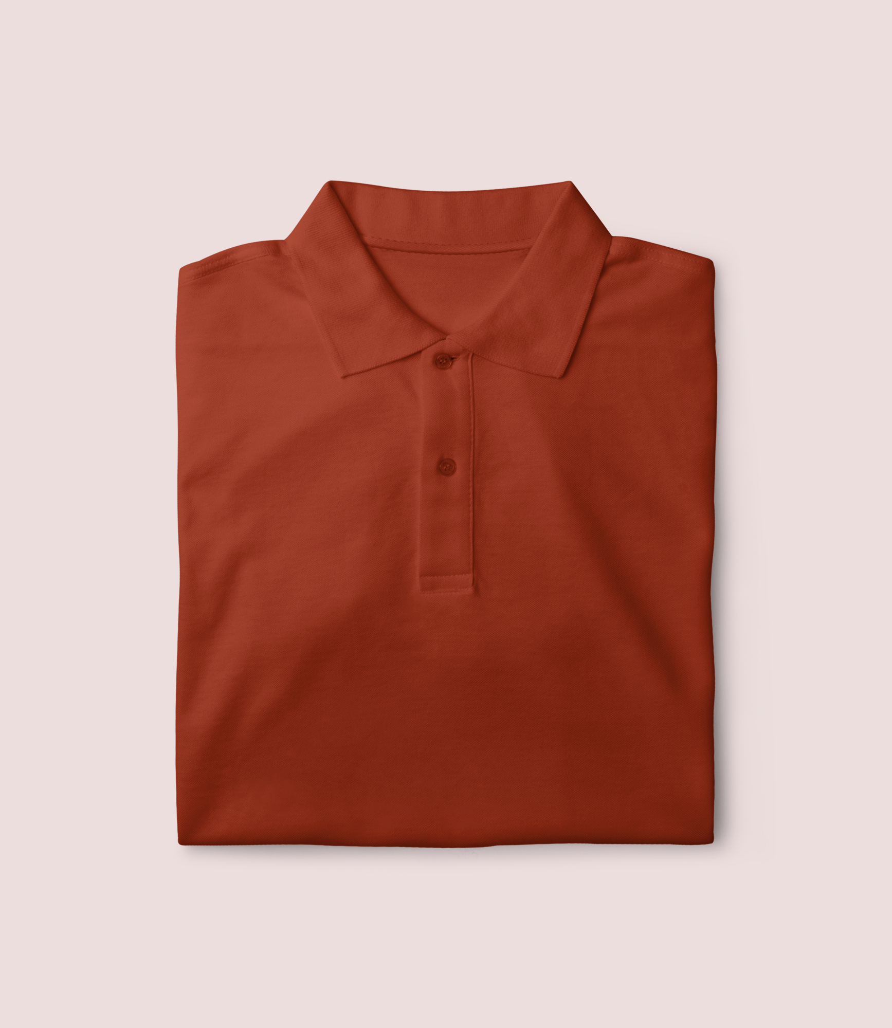 Polo Tshirt - Brick Red