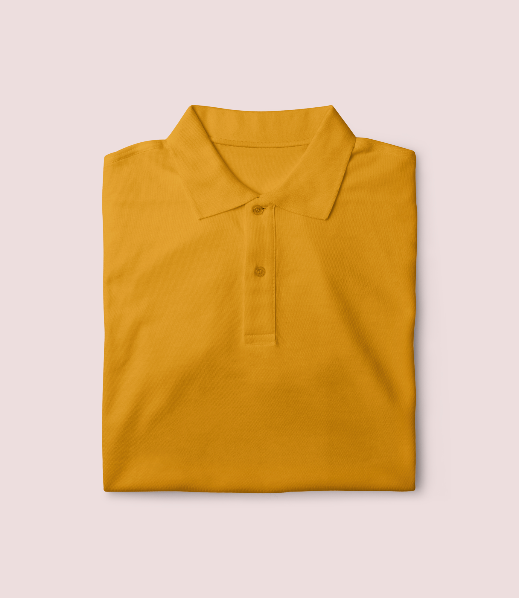 Polo Tshirt - Mustard Yellow