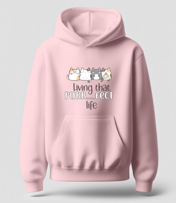 Purrfect Life - Hoodie - Image 4