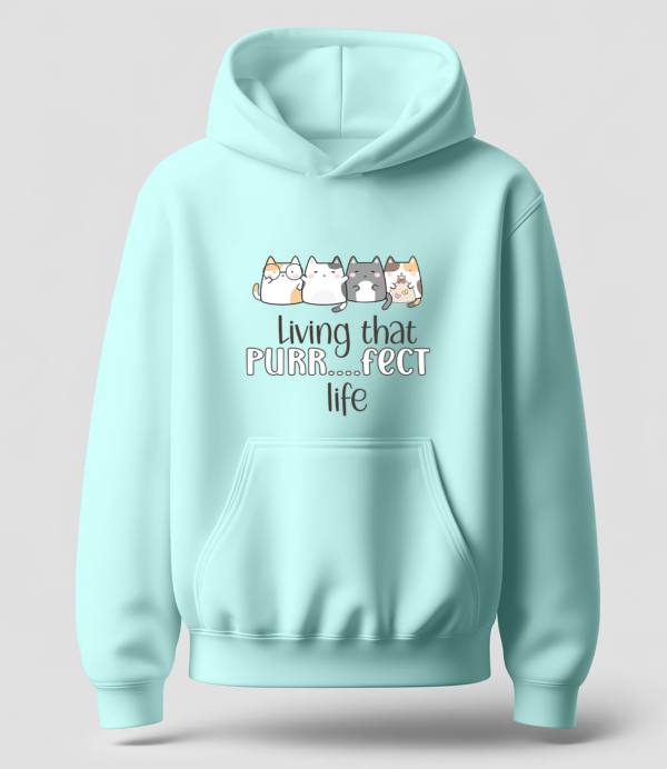 Purrfect Life - Hoodie - Image 5