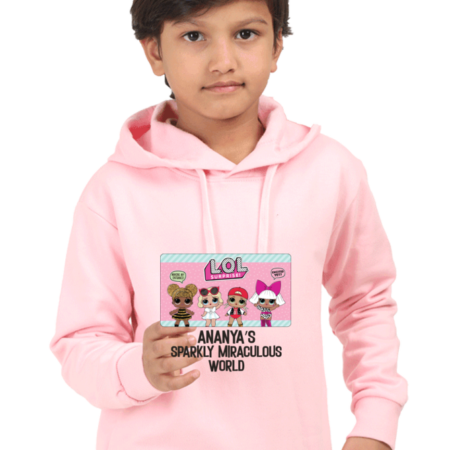 Hansraj Light Pink Hoodie