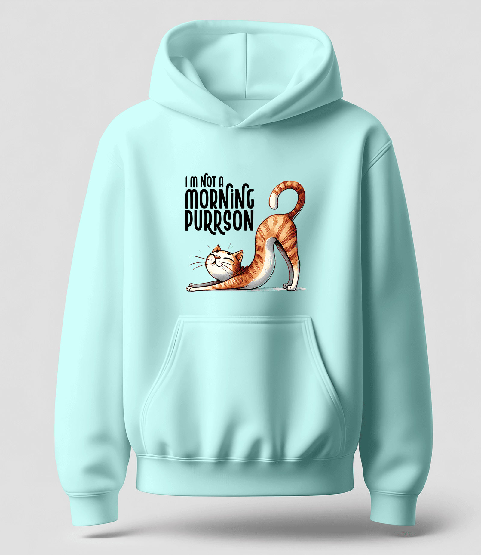 Not a Morning Purrson - Hoodie